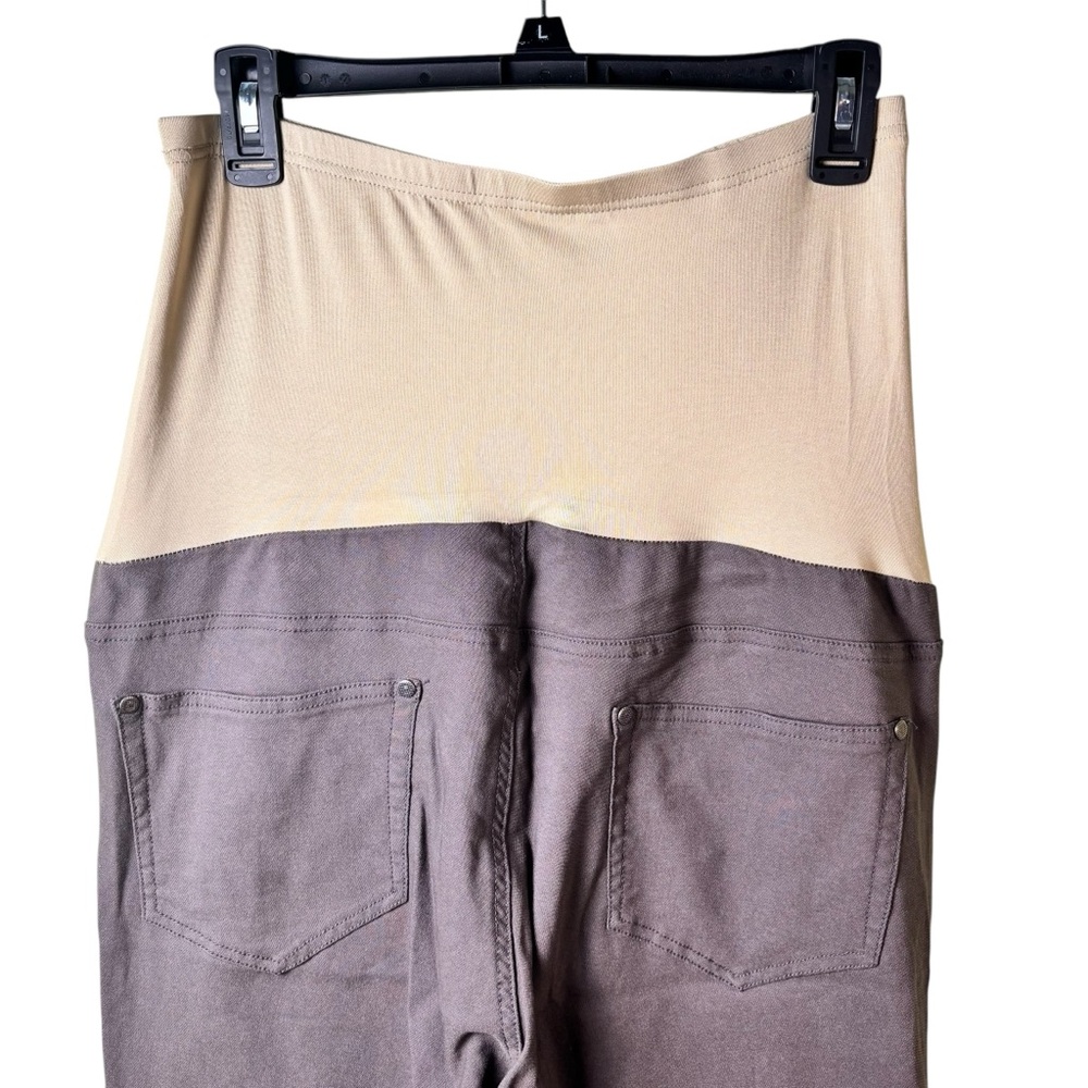 Oh! Mamma Grey Twill‎ Maternity Pants size Large - Picture 4 of 9